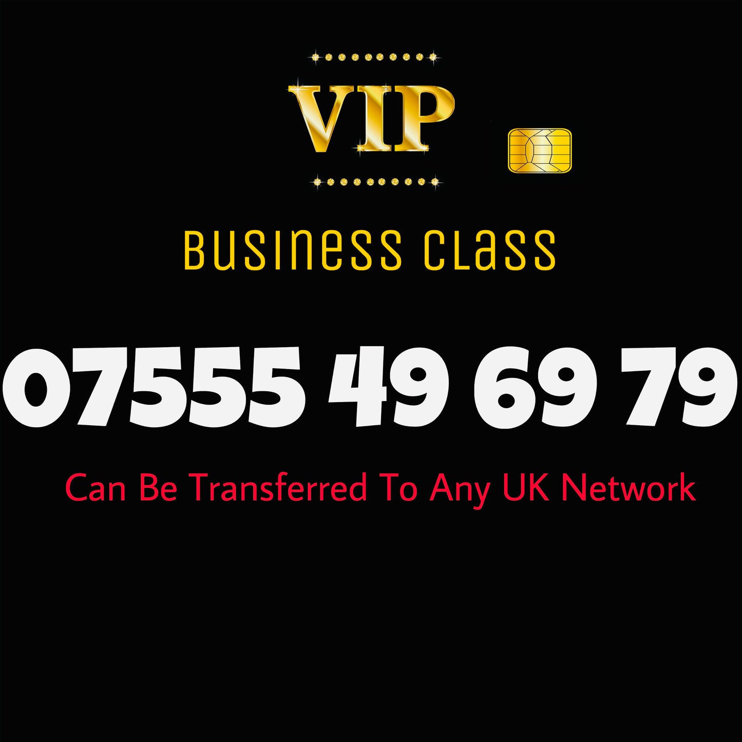 VIP UK Mobile Number β Premium, Easy-to-Remember, Golden Mobile Number 07555 49 69 79