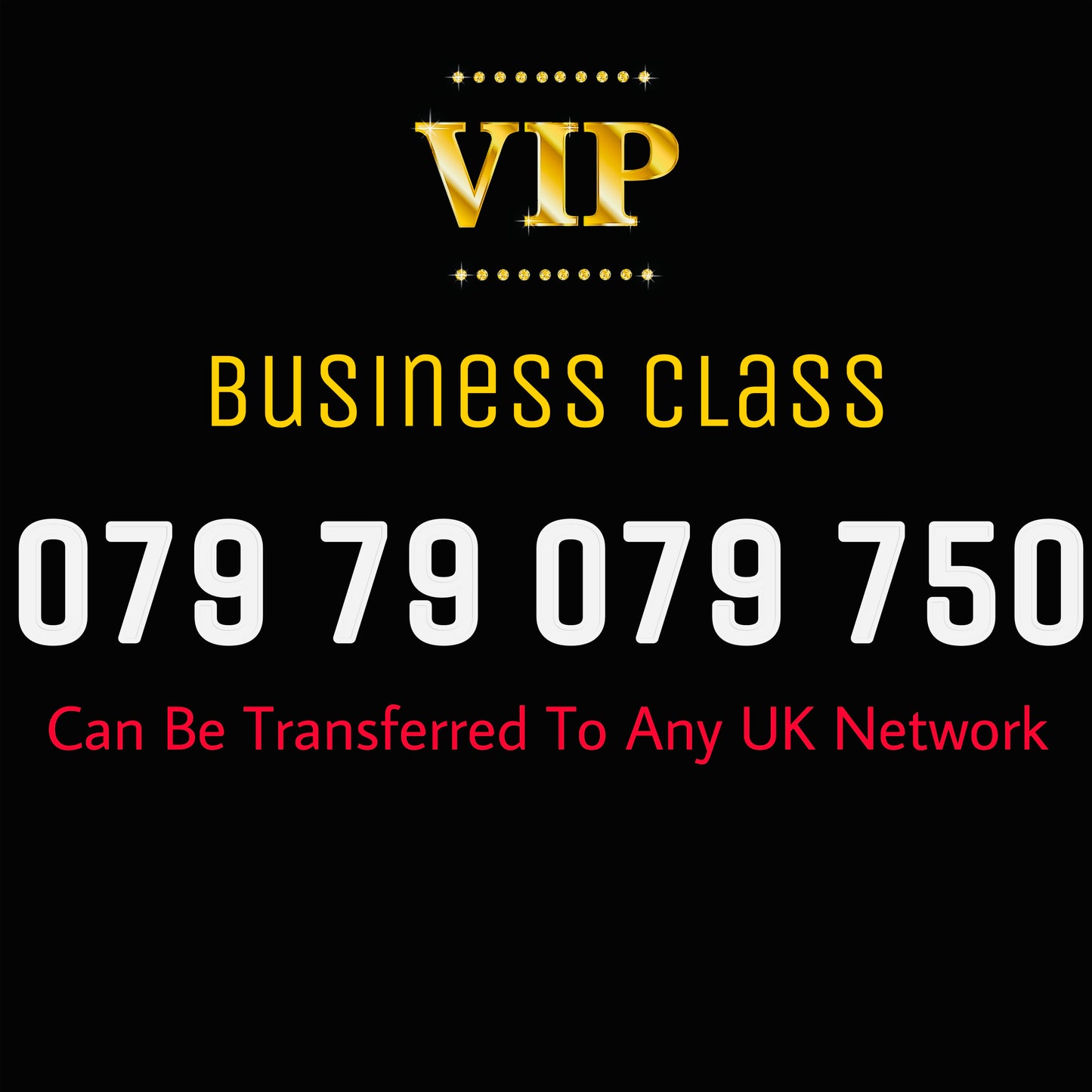 GOLD MOBILE PHONE SIM CARD EASY VIP MEMORABLE NUMBER DIAMOND PLATINUM 079 79 079 750