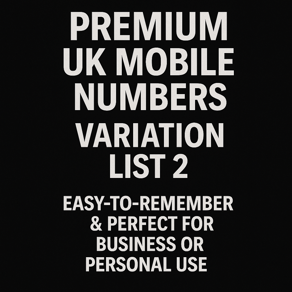 GOLD BUSINESS DIAMOND VIP PREMIUM EASY MEMORABLE MOBILE PHONE NUMBER LIST 2