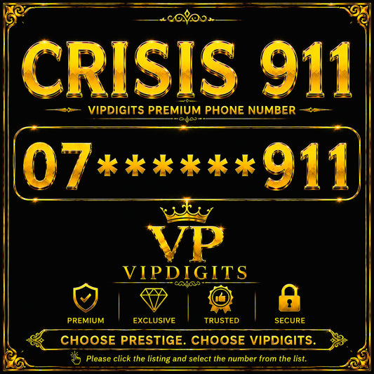 07 911 Gold VIP Mobile Numbers UK – Premium Easy-to-Remember Fancy SIM Cards List