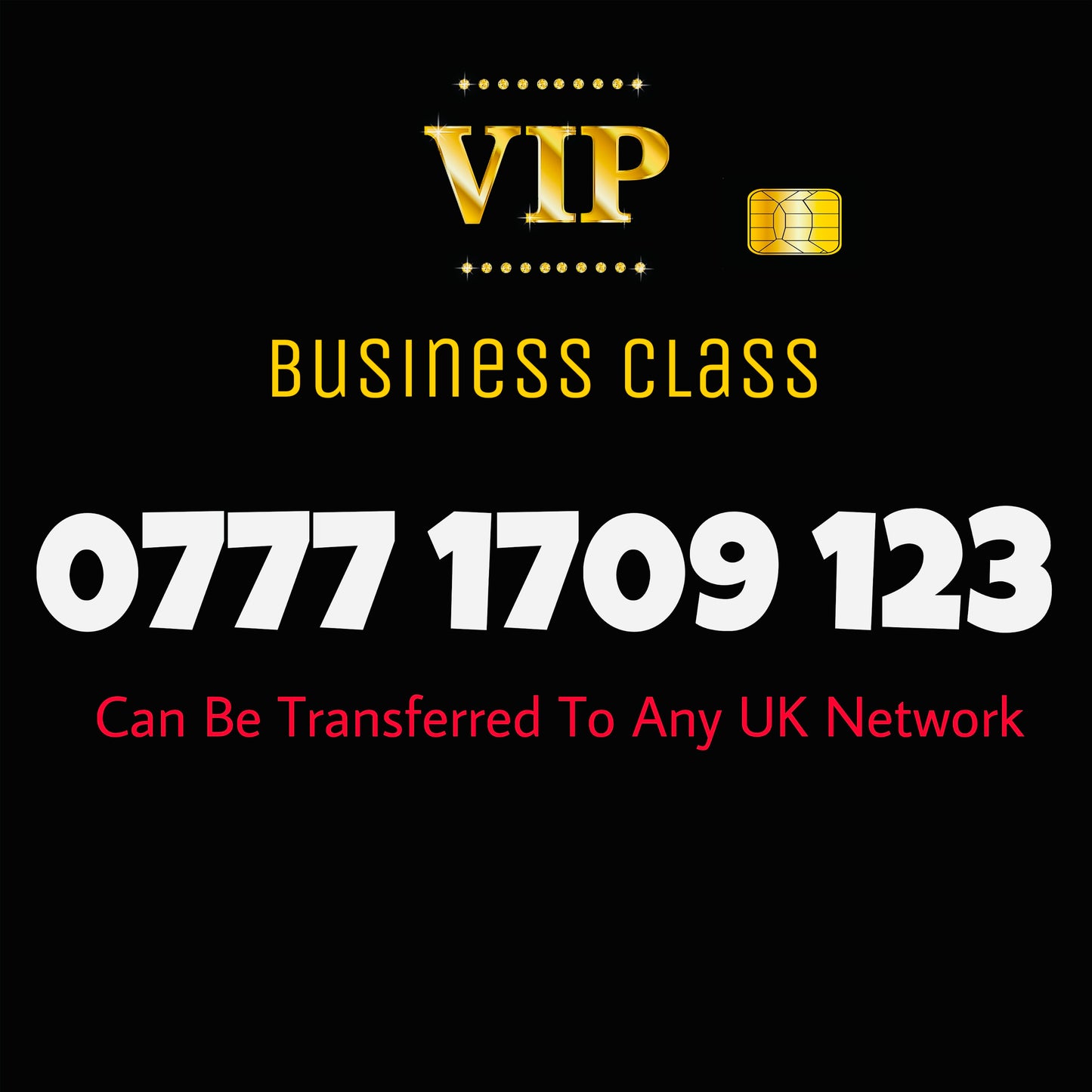 Buy a VIP UK Mobile Number – Premium, Easy-to-Remember, Golden Mobile Number 0777 1709 123