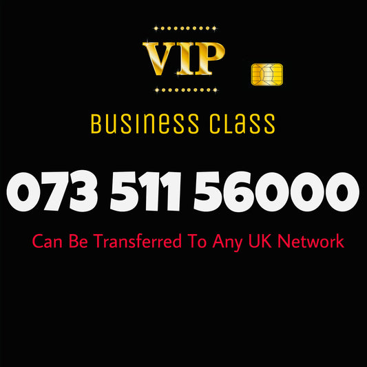 VIP UK Mobile Number – Premium, Easy-to-Remember, Golden Mobile Number 073511 56000