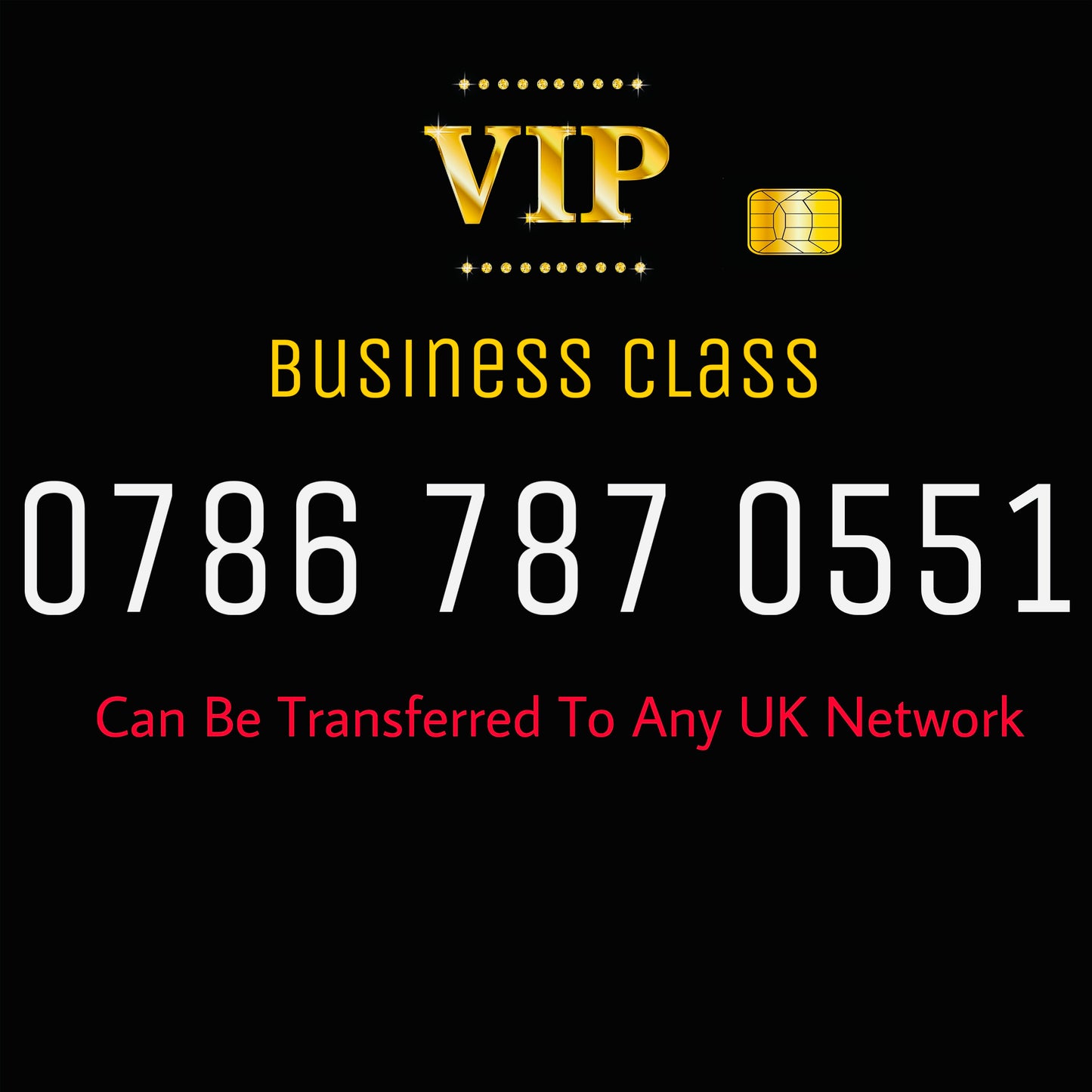 786 VIP GOLD MOBILE PHONE SIM CARD EASY VIP MEMORABLE NUMBER DIAMOND PLATINUM 0786 787 0551