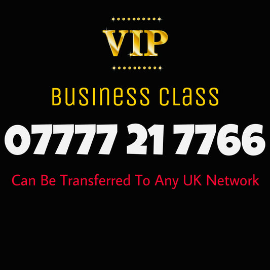 VIP UK Mobile Number for Sale – 07777 21 77 66 | Golden, Premium, Easy-to-Remember 🔥