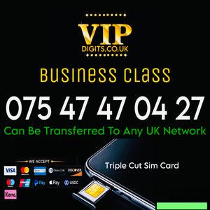 075 47 47 04 27 Gold Diamond VIP Lucky 7 Mobile Number – Repeating Pattern Easy-to-Remember SIM