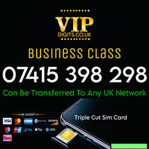 07415 398 298 Gold VIP Premium Mobile Number – Easy-to-Remember Business SIM