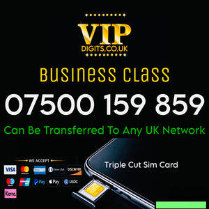 07500 159 859 Gold VIP Premium Mobile Number – Easy-to-Remember Professional SIM