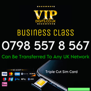 0798 557 8 567 Gold VIP Premium Mobile Number – Easy-to-Remember Fancy SIM