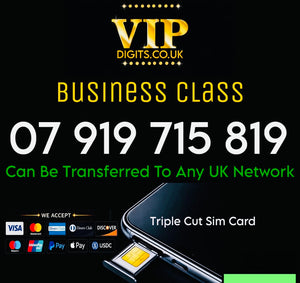 07 919 715 819 Mobile Number for Sale | Premium VIP UK Number
