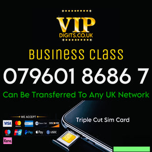 079601 86867 Gold VIP Premium Mobile Number – Easy-to-Remember Fancy SIM