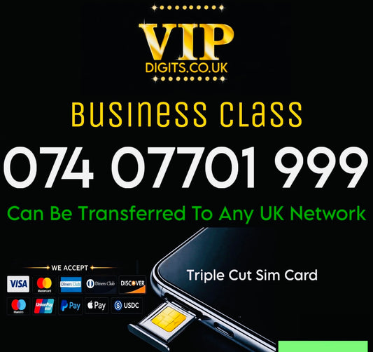 vip gold mobile numbers Premium UK | 074 07701 999