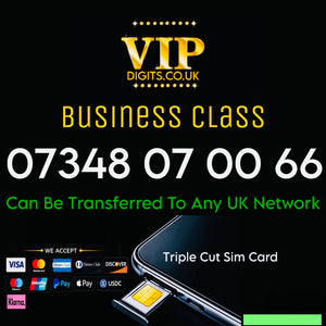 07348 0700 66 Gold VIP Premium Mobile Number – Easy-to-Remember 0700 Fancy SIM