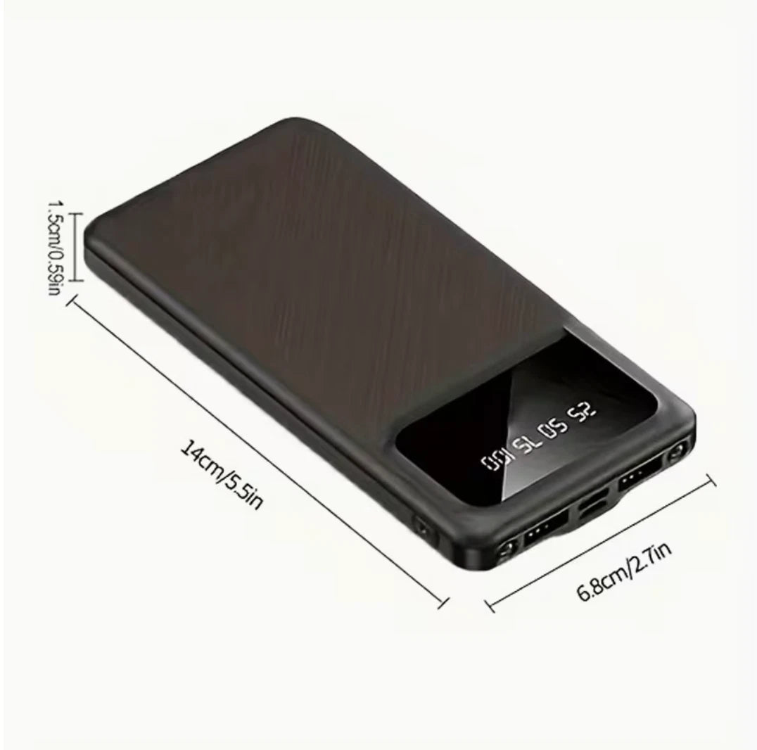 20000mAh Fast Charge Portable Power Bank High Capacity USB Phone Charger UK