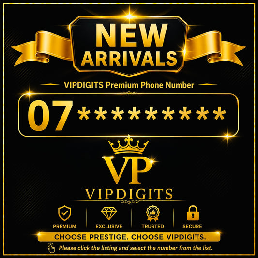 New Arrival Gold Phone Numbers UK | Premium VIP Mobile Numbers