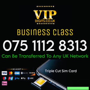 075 1112 8313 Gold Premium Mobile Number – VIP Easy-to-Remember Fancy Number