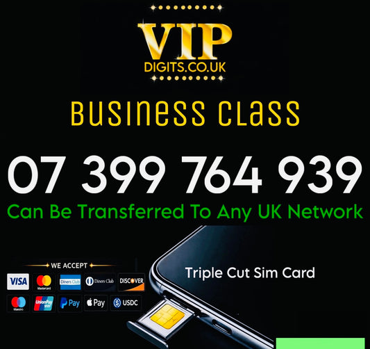 07 39 976 49 39 Gold Premium Mobile Number UK – VIP Fancy Easy-to-Remember SIM Card
