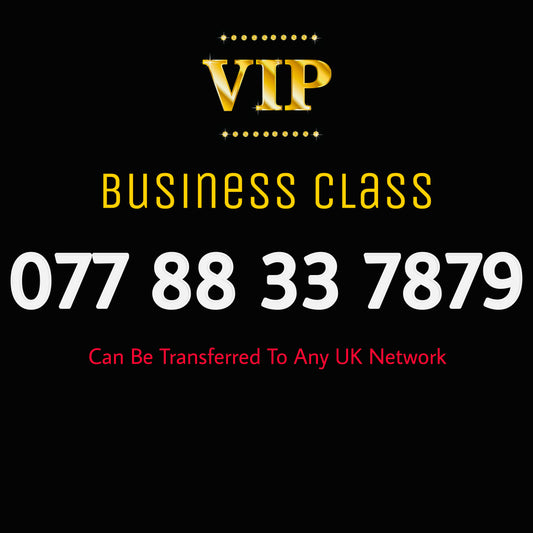 BUSINESS VIP GOLD SIM EASY MEMORABLE MOBILE PHONE NUMBER DIAMOND PLATINUM 0778833 7879