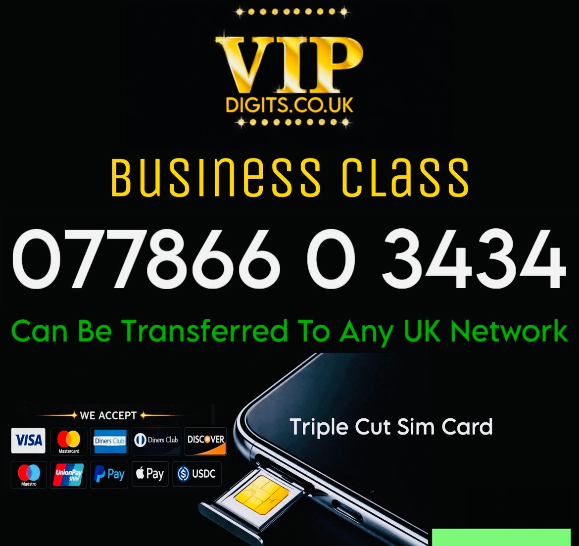 VIP GOLD MOBILE PHONE SIM CARD EASY VIP MEMORABLE NUMBER DIAMOND PLATINUM BISMILLAH 77886