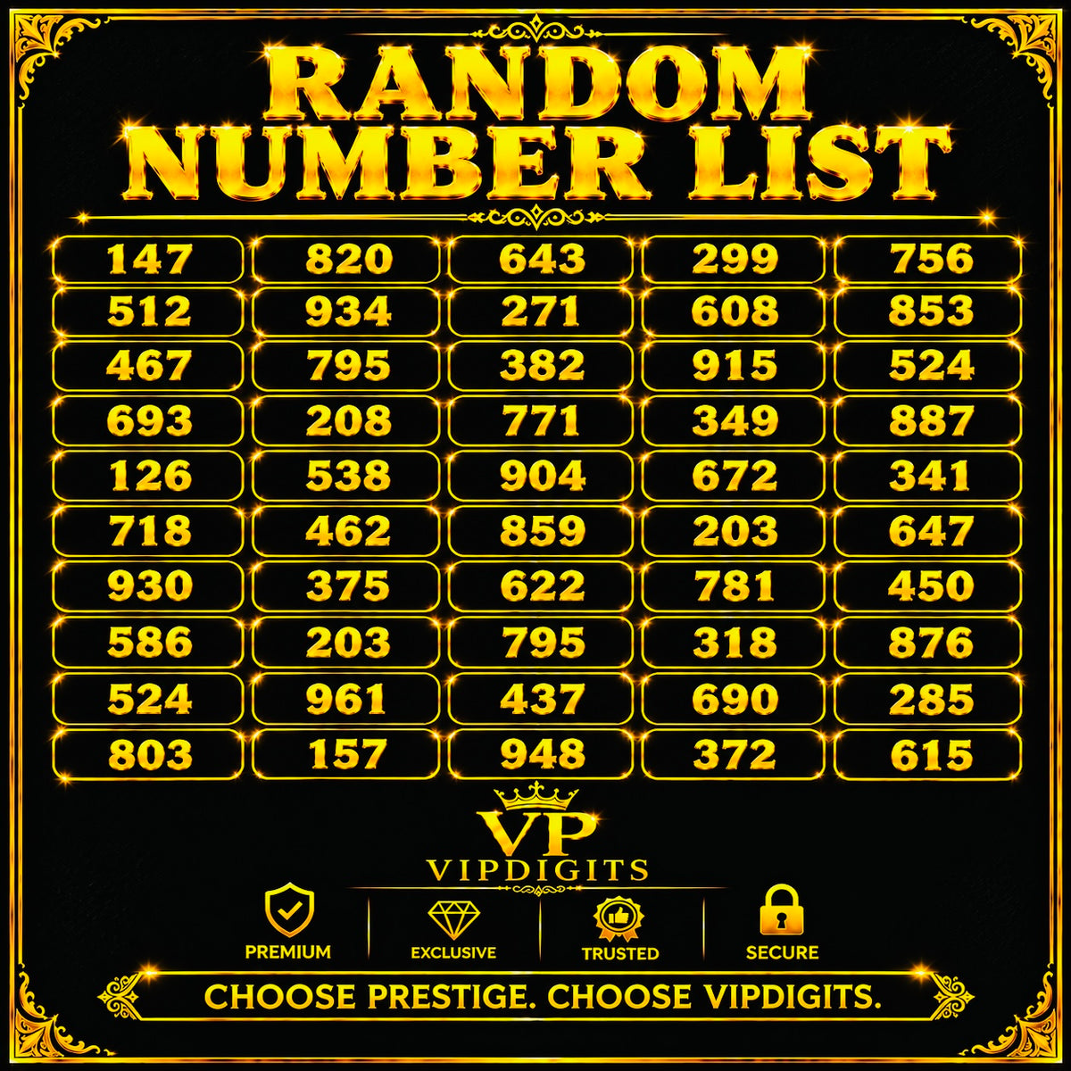 Random Premium UK Mobile Numbers – Easy-to-Remember Gold VIP Numbers for Business & Personal Use