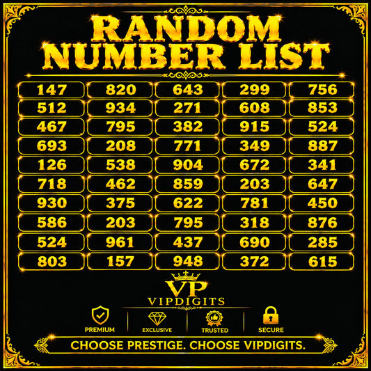 Random Premium UK Mobile Numbers – Easy-to-Remember Gold VIP Numbers for Business & Personal Use