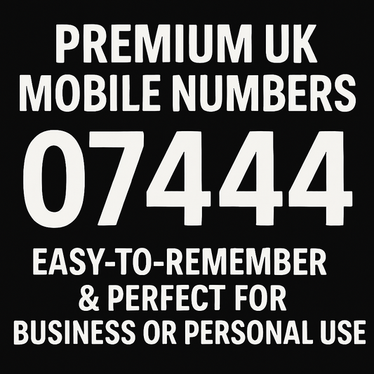 🔥 Exclusive 07444 Premium UK Mobile Numbers – Memorable, Professional & Perfect for Branding! 🔥