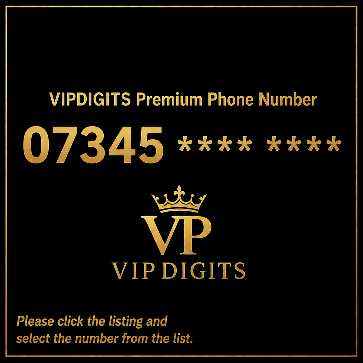 ULTRA-RARE 07345 Premium UK Numbers – VIP Status, Unmatched Memorability! List