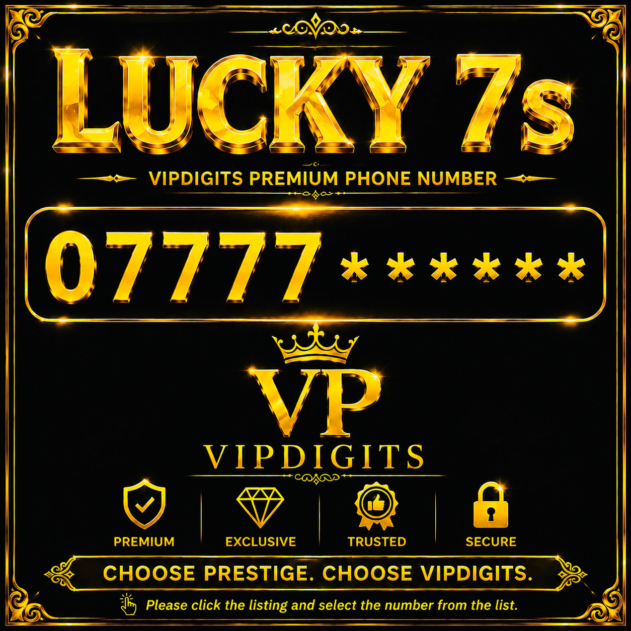 07777 Gold Diamond VIP Mobile Numbers UK – Premium Business & Easy-to-Remember SIM Cards