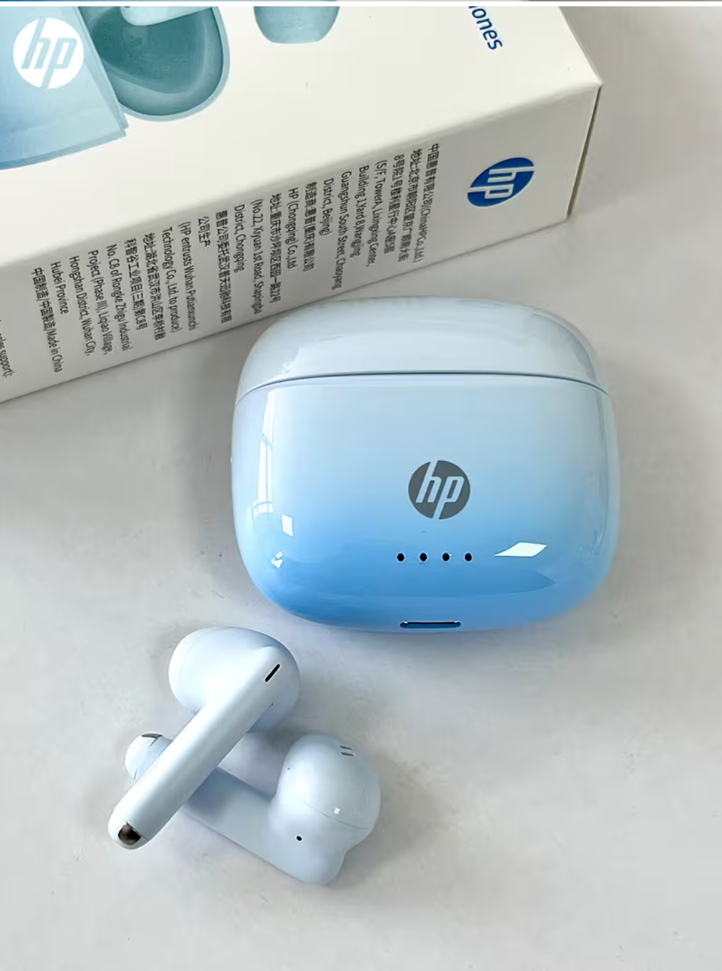 HP True Wireless Earbuds – 22H Playback, HD Voice, Deep Bass, Sports Fit, iOS & Android