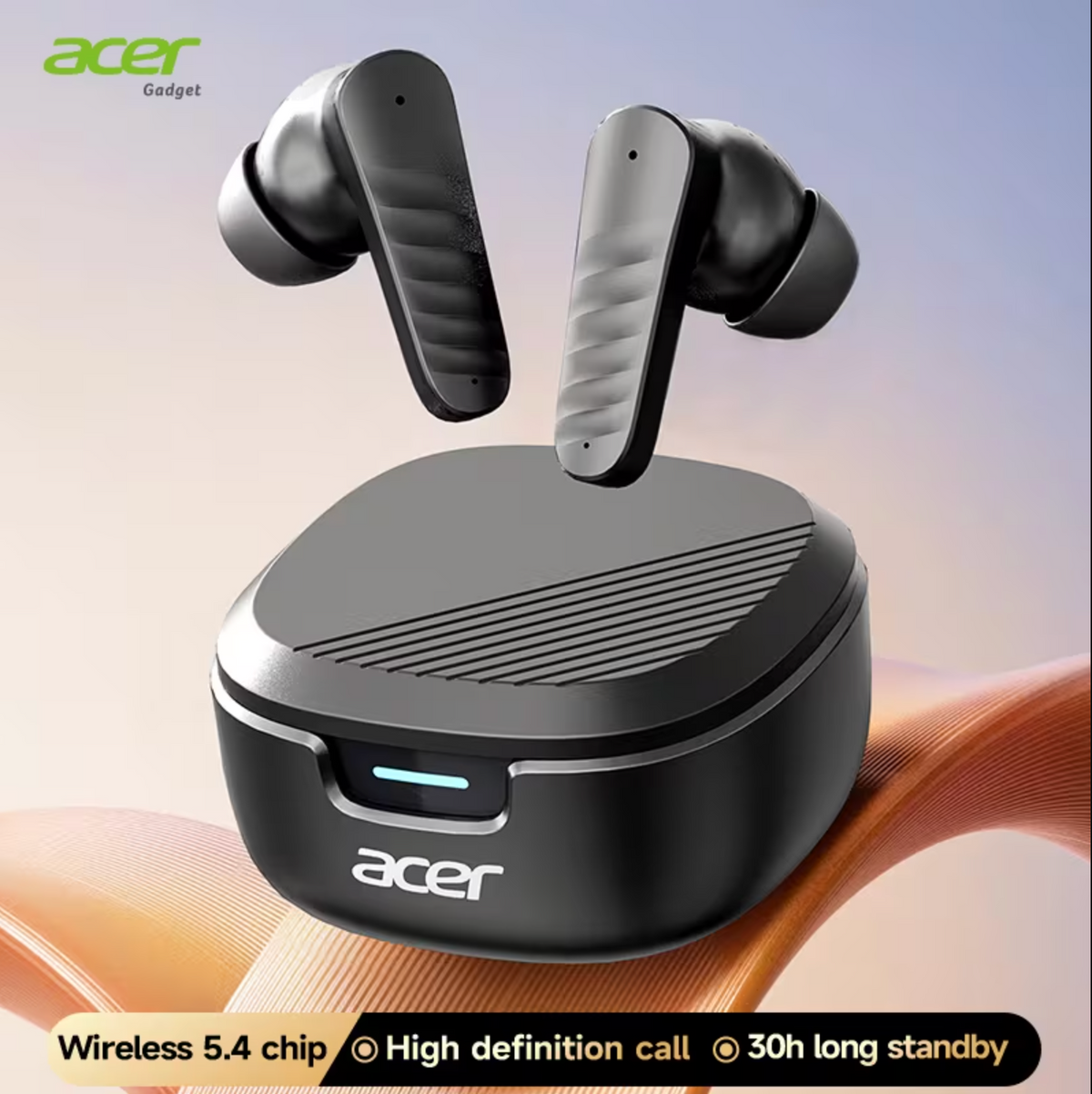 Acer OHR503 Wireless Earbuds – Noise Cancelling, Spatial Audio & Low Latency